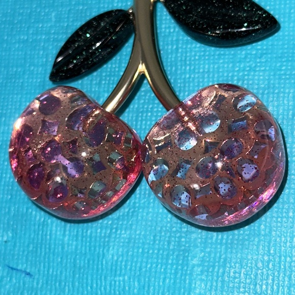 NWT Coach Signature Cherry Bag Charm - Picture 7 of 9